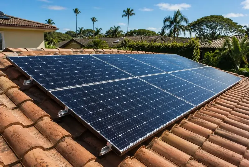Installation de panneaux solaires à Serdinya